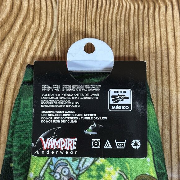 Rick And Morty‎ Crew Socks One Size Midcalf Unisex - Picture 4 of 6